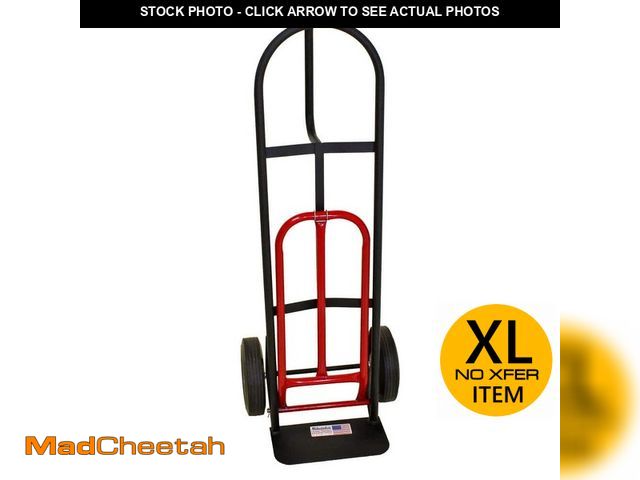 Lot 74-12584852 - Milwaukee 800 lb. Capacity D-Handle Hand Truck with 10 in. Puncture Proof Tires and Nose Plate Exten...