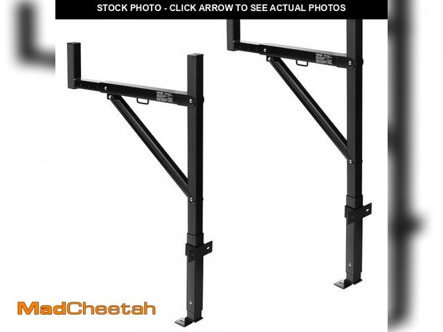 Lot 74-12365649 - VEVOR Truck Rack 19 in. to 34 in. Truck Ladder Rack 250 lbs. Capacity Steel Truck Bed Rack for Kayak...