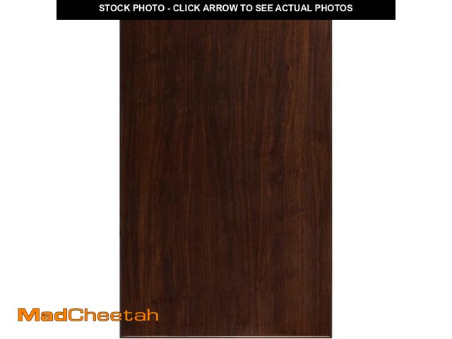 Lot 74-12266967 - Flash Furniture Glenbrook 30" x 48" Rectangular High-Gloss Walnut Resin Table Top with 2" Thick Edge...
