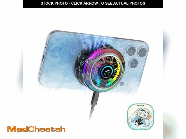 Lot 74-14265215 - Black Shark Magnetic Phone Cooler 6 Pro Ã¢â¬â Smart Display, Magnetic Ring Plate, Addressable RGB...