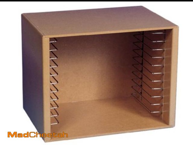 Lot 74-12399197 - Melissa &amp; Doug Natural Wood Puzzle Storage Case (Holds 12 Puzzles) - UNUSED