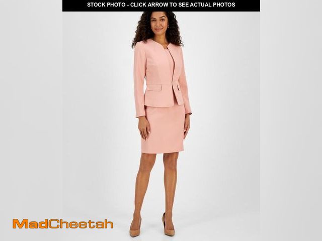 Lot 74-12419022 - Le Suit Sheath Dress Suit Regular &amp; Petite - Dusty Rose (6) - UNUSED