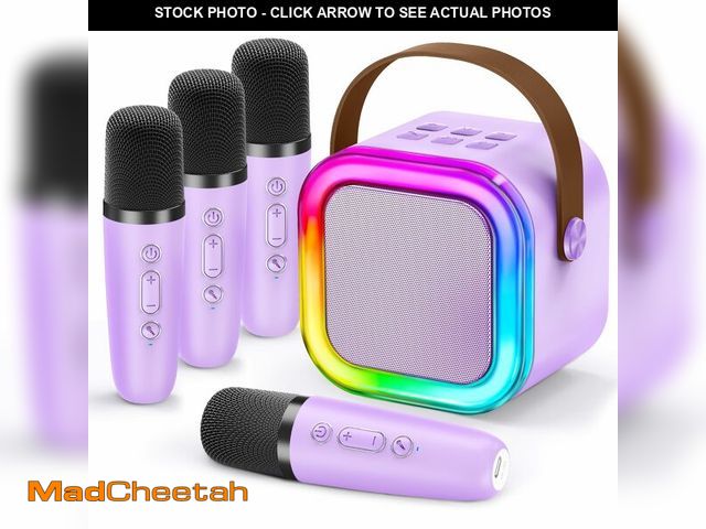 Lot 74-12702064 - IROO Mini Karaoke Machine for Kids, 2025 TOP Toys Birthday Gifts Ideas for Girls Ages 4, 5, 6, 7, 8,...