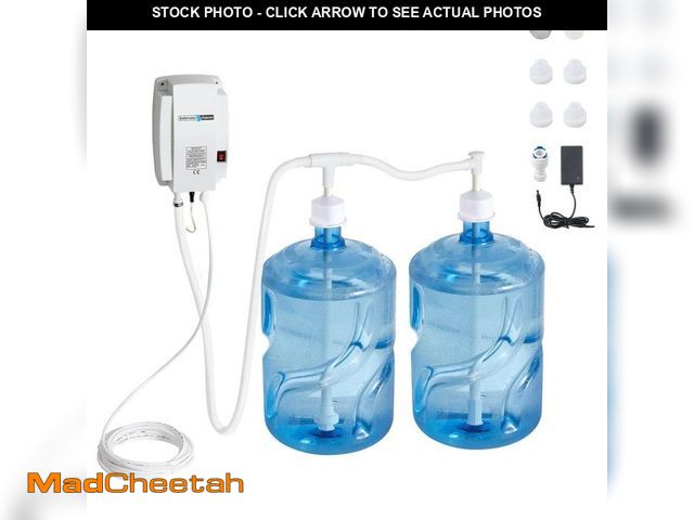 Lot 74-14344891 - SKYSHALO Bottled Water Dispenser Pump System, 2 x 5 Gal. Dispensing System, Automatic Electric Water...