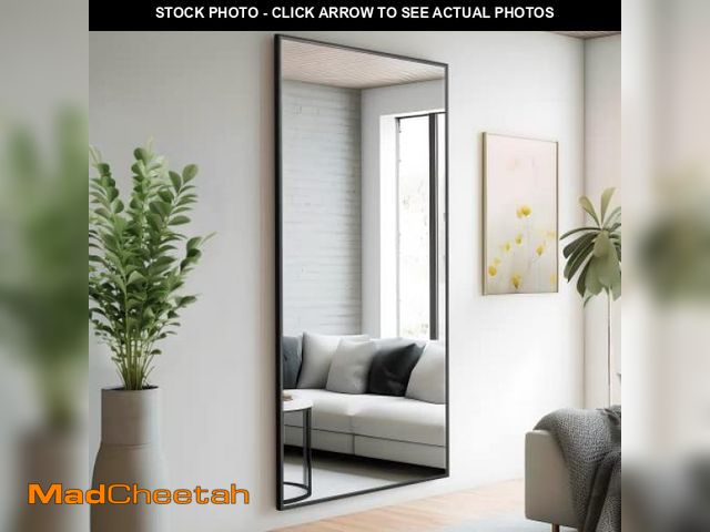 Lot 74-12522932 - NeuType Full Length Mirror, Large Wall Mirror, Dressing Mirror, Home Gym Mirror, 71"x32", Metal Fram...