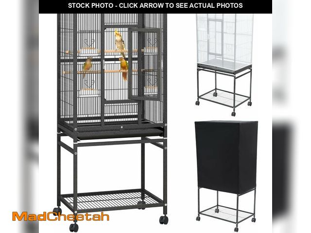Lot 74-14068479 - YITAHOME 53 inches Birdcage Cover and Bird Cage Seed Catcher, Bird Cages for Parakeets, Parrot, Cock...
