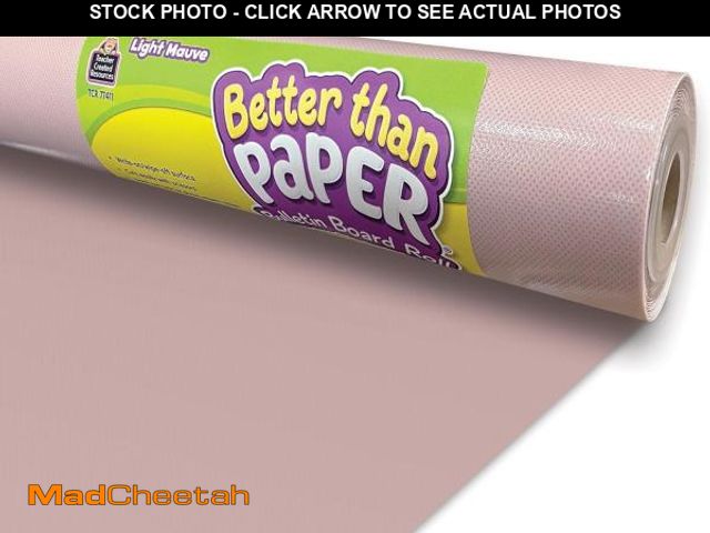 Lot 74-12367639 - Light Mauve Better Than Paper Bulletin Board Roll - USED