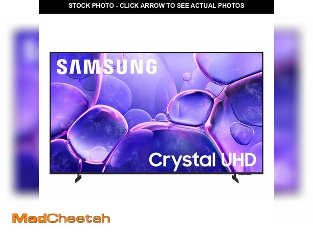 Lot 74-12659391 - Samsung 65-Inch Class Crystal UHD U8000F 4K Smart TV (2025 Model) Endless Free Content, Crystal Proc...