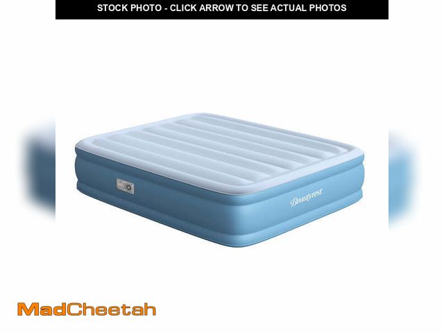 Lot 74-12886294 - Beautyrest Sensa-Rest 18" Queen Air Bed Mattress with Built-in Pump and Edge Support - USED