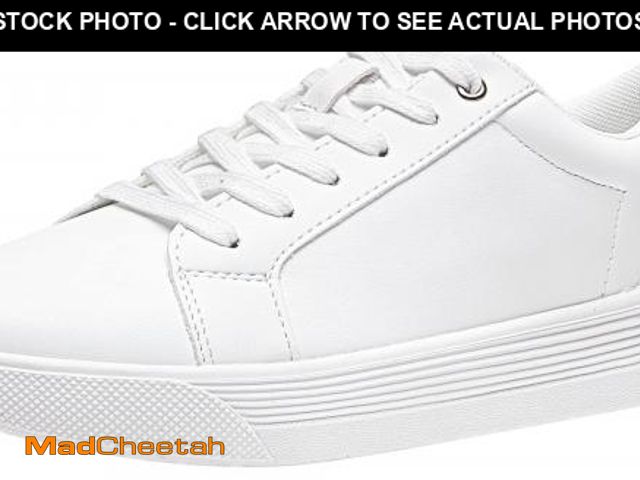 Lot 74-12359315 - Vepose Women's Fashion Sneakers 8015 All White Flat Walking Memory Foam Classy Shoes for Women Size ...