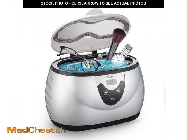 Lot 74-12443612 - UKOKE 3800S Professional Ultrasonic Jewelry Cleaner Machine, 0.6L Portable Household Timer Device fo...