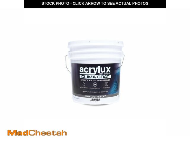 Lot 74-13783153 - Acrylux Clima Coat  White Base - UNUSED