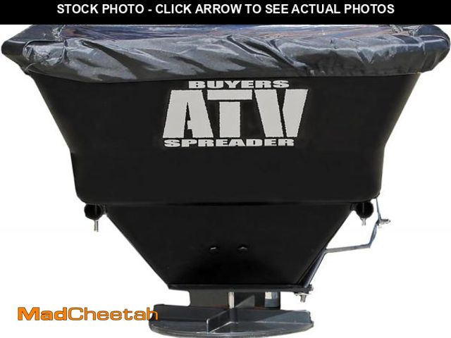 Lot 74-12054443 - Buyers Products ATVS100 ATV All-Purpose Broadcast Spreader 100 lbs. Capacity with Rain Cover , Black...