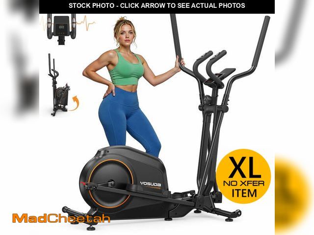 Lot 74-13776134 - YOSUDA Foldable Elliptical Machines, 16 Resistance Levels Magnetic Elliptical Trainer for Home Gym C...