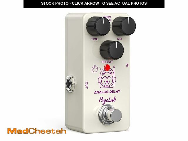 Lot 74-12716067 - Pogolab Delay Pedal, Delay Pedals for Electric Guitar, Analog Delay Guitar Pedal, DC 9V True Bypass,...