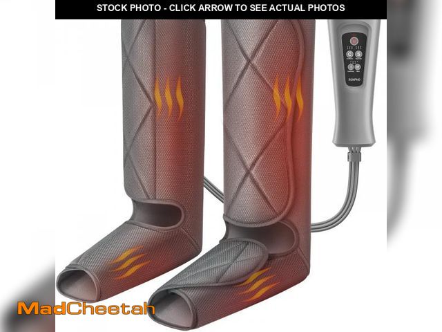 Lot 74-12441579 - RENPHO Leg Massager with Heat and Compression for Circulation, Gift for Fathers Mothers Relaxation M...