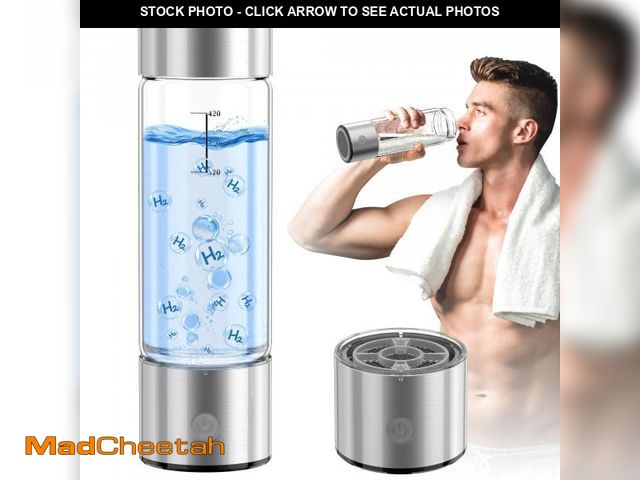 Lot 74-12122462 - Upgrade Hydrogen Water Bottle, 3Min 2200PPB Rapid Hydrogen Water Generator -SPE PEM Tech, 14OZ Porta...