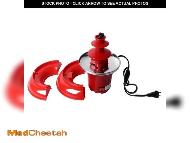 Lot 74-12434369 - Chocolate Fountain Best Three Layer Detachable Mini Fondue for Party Games Night with Christmas Hall...