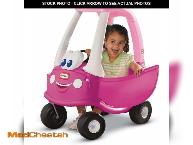 Lot 74-14348856 - Little Tikes Princess Cozy Coupe Ride-On Toy - Toddler Car Push and Buggy Includes Working Doors, St...