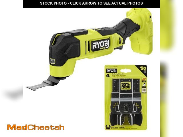 Lot 74-12799171 - (MISSING ALL ACCESSORIES) RYOBI ONE+ HP 18V Brushless Cordless Oscillating Multi-Tool (Tool Only) wi...