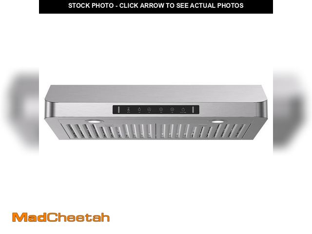 Lot 74-12659702 - VIKIO 30 in. 900 CFM Ducted Under Cabinet Range Hood in Stainless Steel with 3 -Way Venting and Remo...