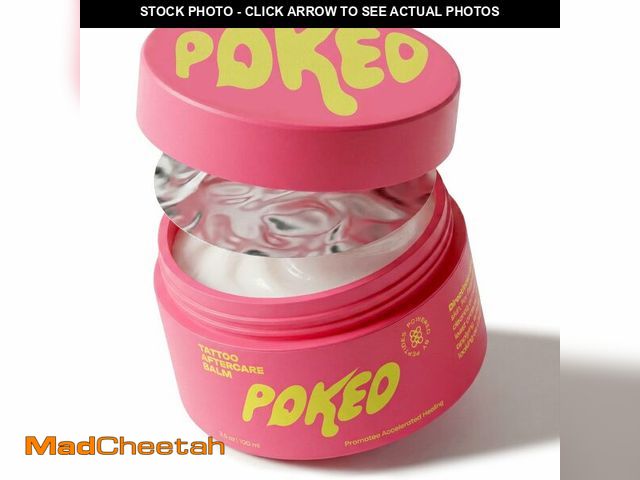 Lot 74-13628997 - Poked Tattoo Aftercare Balm with Soothing Botanicals and Powered by Peptides (3.5 Oz) - UNUSED