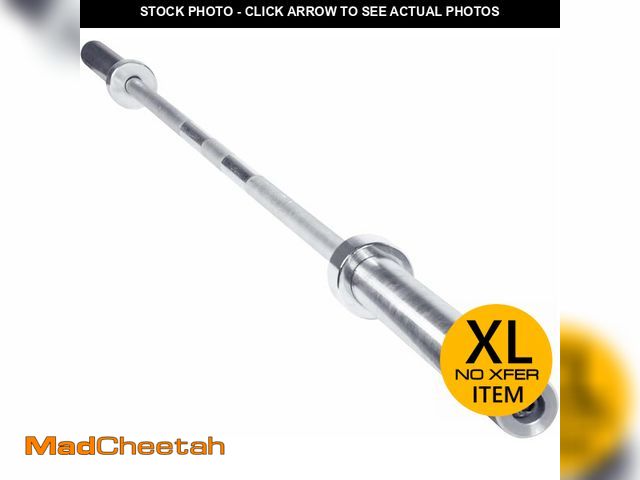 Lot 74-13072003 - CAP Barbell Classic 7-Foot Olympic Bar, Chrome - UNUSED