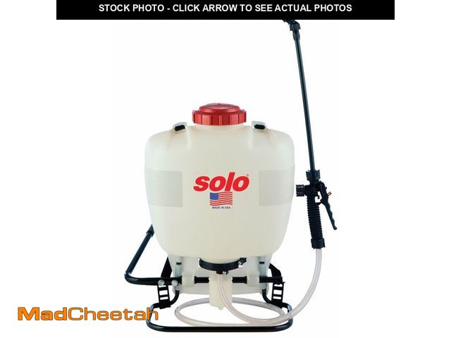 Lot 74-13786573 - SOLO 425 4-Gallon Piston Backpack Sprayer, Wide Pressure Range up to 90 psi - UNUSED