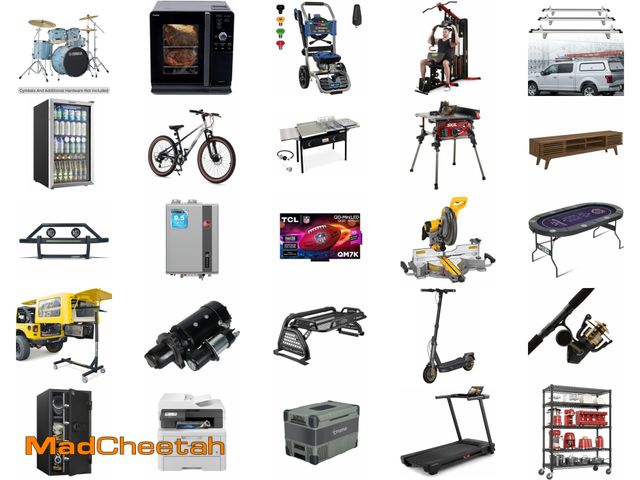 MadCheetah Holland - Overstock, Returns - Home Furnishings, Sports Equipment, Tools and Home Improvement - April 16, 2026