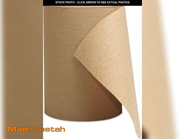Lot 74-12097993 - 1804 Hardwound Roll Towels 1-Ply Brown 8-Inch x 300 ft 12 Rolls/Carton - UNUSED