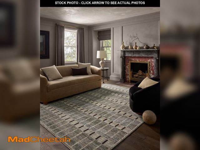 Lot 74-12124269 - Loloi Jeremiah Brent Bleecker Collection BLE-04 Sage/Granite 6'-7" x 9'-3" Area Rug - UNUSED