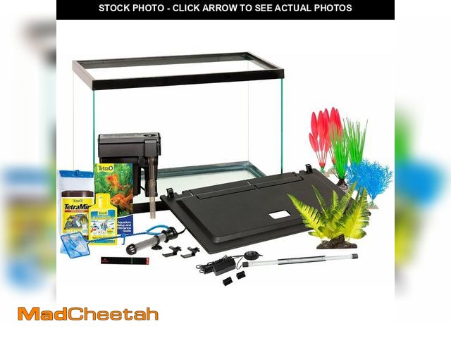 Lot 74-14370513 - Tetra Aquarium, 20 Gallon, Complete Tropical Fish Tank Kit With LED Lighting And Decor For Freshwate...