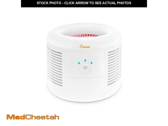Lot 74-14344537 - *DIRTY* Crane HEPA Air Purifier with 3 Speed Settings for Small to Medium Rooms up to 300 sq.ft. *DI...