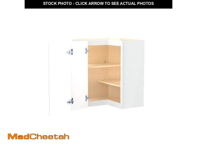 Lot 74-12771064 - (CRACKED ON TOP) Home Decorators Collection Franklin 21 in. W x 21 in. D x 30 in. H Assembled Plywoo...