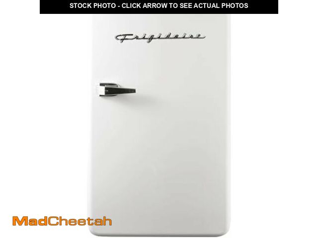 Lot 74-13072194 - Frigidaire Retro Compact Refrigerator with Chiller, 3.2 cu ft Countertop Fridge, Built-In Bottle Ope...