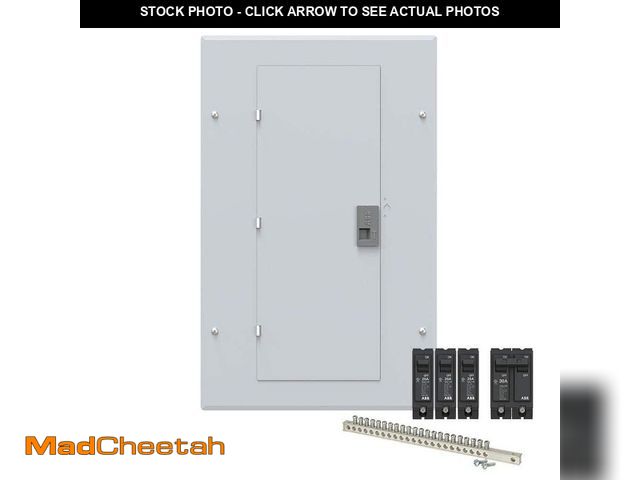 Lot 74-14606112 - ABB 125 Amp 24-Space 48-Circuit Main Lug Indoor Plug-On Neutral Load Center Value Pack (PAL2412PA) P...