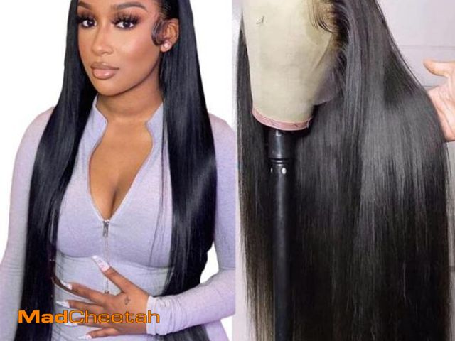 Lot 74-11554519 - NVL Lace Front Wigs Human Hair 13x4, Real Human Hair Wig for Women, All-Day Comfort Glueless Pre-Plu...