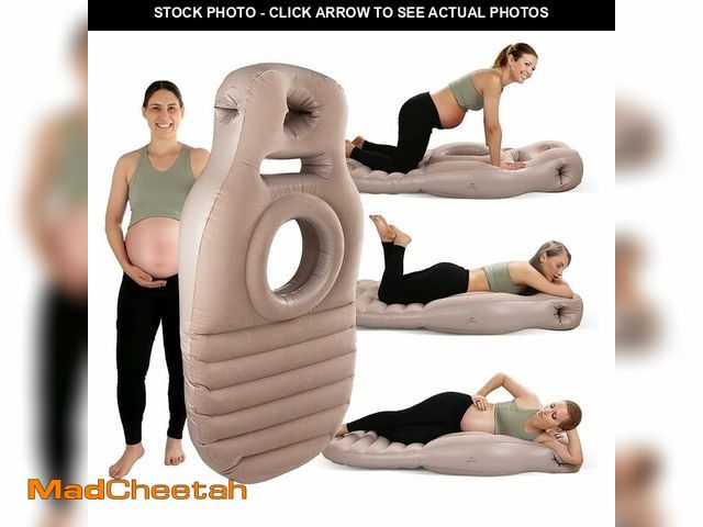 Lot 74-14268523 - Inflatable Pregnancy Pillow with Belly &amp; Head Hole, Prone Pregnancy Pillow for Stomach Sleepers,...