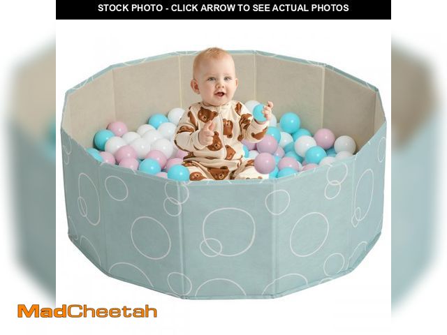 Lot 74-12119630 - PLAY 10 Toddler Ball Pit, 33.5x12.2 Inch Ball Pit for Kids Indoor &amp; Outdoor (Balls Not Included)...