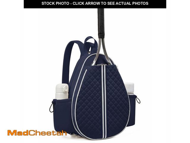 Lot 74-14432244 - Sucipi Tennis Bag, Quilted Tennis Bag for Women, Tennis Racket Backpack Bag - USED