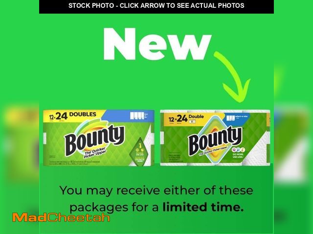 Lot 74-14293222 - White, Select-A-Size Paper Towels (12 Double Rolls) - UNUSED