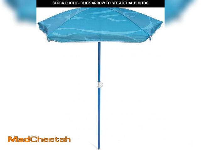 Lot 74-12400136 - Step2 42-Inch Blue Wave Umbrella, Kids Shade Umbrella, For Any Outdoor Activity - UNUSED