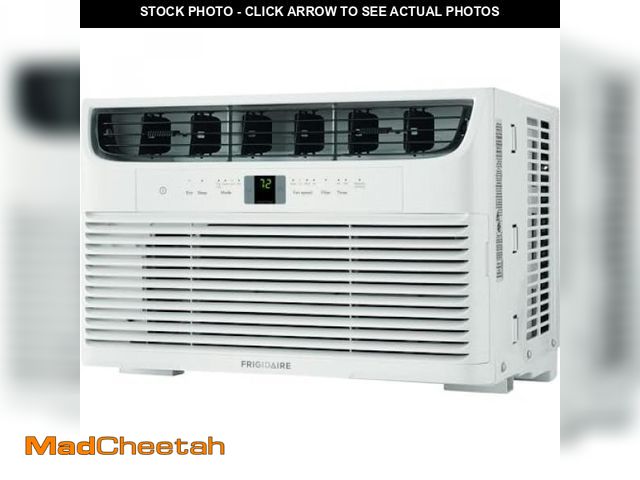 Lot 74-12429115 - 6,000 BTU (DOE) 115-Volt Window Air Conditioner Cools 250 Sq. Ft. with Remote in White - UNUSED