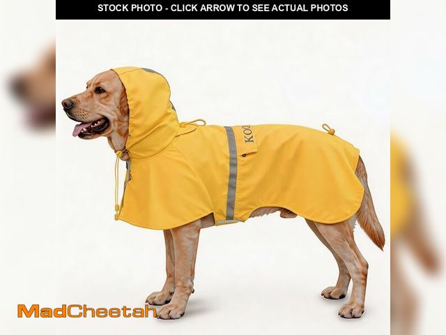 Lot 74-14210494 - KOOGAL Pet Large Dog Raincoat Apparel Poncho Waterproof for Medium Large Sized for Dog Raincoat Clot...