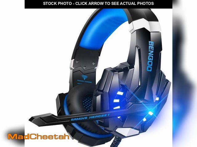 Lot 74-13958422 - BENGOO G9000 Stereo Gaming Headset for PS4 PC Xbox One PS5 Controller, Noise Cancelling Over Ear Hea...