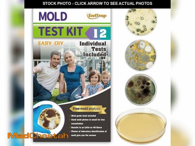 Lot 74-14429470 - Mold Test Kit for Home Within 12 Individual Tests,DIY Detector at Home, Surface Mold,HVAC,Indoor Air...
