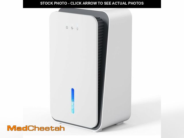 Lot 74-12330114 - Onsekin Dehumidifier for Home, 1000 sq.ft Dehumidifier with Auto Shut Off, 7-Color LED Light Built-i...