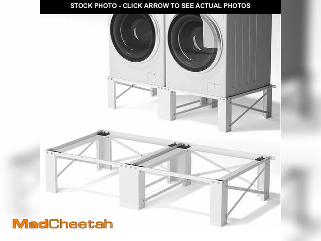 Lot 74-14601711 - LUCKUP 2 Pack 29" Laundry Pedestal Heavy Duty Washer and Dryer Pedestal Stand Raiser Anti-Vibration,...