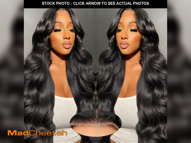 Lot 74-12713245 - IWISH Ready to Wear Glueless Human Hair Wig 24 Inch Body Wave 5x5 HD Lace Pre Plucked Natural Color ...