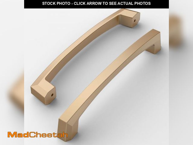 Lot 74-11546224 - Amerdeco 10 Pack Champagne Bronze Cabinet Pulls 7 Inch(177MM) Hole Centers Kitchen Cabinet Handles H...